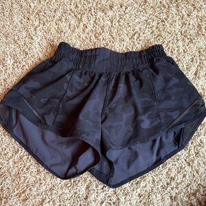 Black Camouflage Women's Shorts